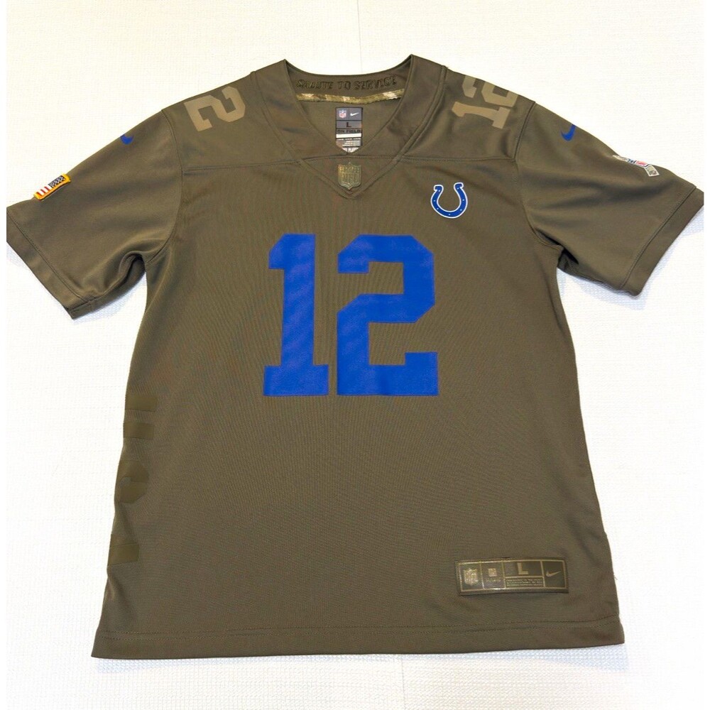 Nike Youth Large (14/16) Andrew Luck Indianapolis Colts Salute to Service Jersey